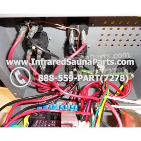 COMPLETE CONTROL POWER BOX WITH CONTROL PANEL - COMPLETE CONTROL POWER BOX CLEARLIGHT INFRARED SAUNA 110v 120v WITH ONE CONTROL PANEL 9