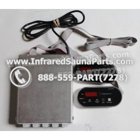 COMPLETE CONTROL POWER BOX WITH CONTROL PANEL - COMPLETE CONTROL POWER BOX ACC-100-PL-D WITH TWO BLACK CONTROL PANEL 1