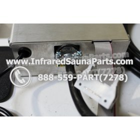 COMPLETE CONTROL POWER BOX WITH CONTROL PANEL - COMPLETE CONTROL POWER BOX EZE INFRARED SAUNA WITH 110  120 POWER CABLE AND CONTROL PANEL 3