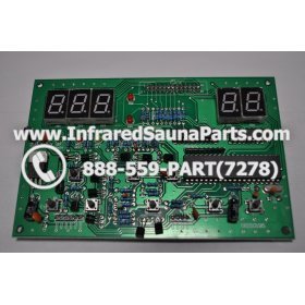 CIRCUIT BOARDS WITH  FACE PLATES - CIRCUIT BOARD WITH FACEPLATE VIDAL INFRARED SAUNA 06S10195 2