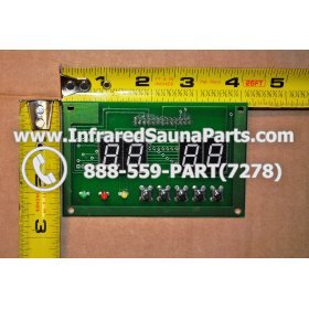 CIRCUIT BOARDS WITH  FACE PLATES - CIRCUIT BOARD WITH FACEPLATE ZENAWAKENING INFRARED SAUNA 06S10196 3