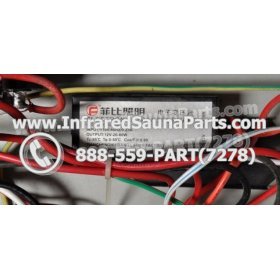 COMPLETE CONTROL POWER BOX WITH CONTROL PANEL - COMPLETE CONTROL POWER BOX HYDRA INFRARED SAUNA STYLE 2 WITH ONE CONTROL PANEL 10