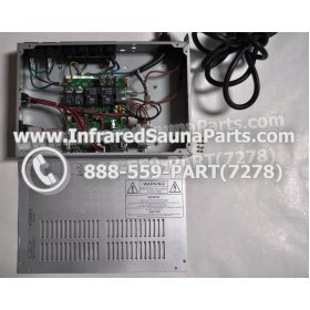 COMPLETE CONTROL POWER BOX 110V / 120V - COMPLETE CONTROL POWER BOX 110V / 120V WATERSTAR  INFRARED SAUNA STYLE 9 15