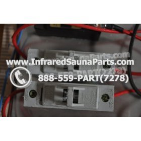 COMPLETE CONTROL POWER BOX 110V / 120V - COMPLETE CONTROL POWER BOX 110V / 120V LUX INFRARED SAUNA STYLE 1 10