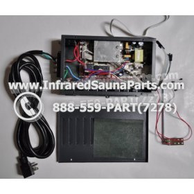COMPLETE CONTROL POWER BOX 220V / 240V - COMPLETE CONTROL POWER BOX 220V / 240V  WITH 7 CIRCUIT BOARD PINS  6 FEMALE PLUGS SAUNA KING INFRARED SAUNA STYLE 9 23