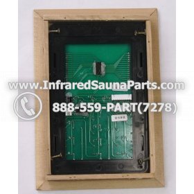 CIRCUIT BOARDS WITH  FACE PLATES - CIRCUIT BOARD WITH FACEPLATE ENLIGHTEN INFRARED SAUNA WITH HEAT LEVEL CONTROL STYLE 1 COMBO SET 5