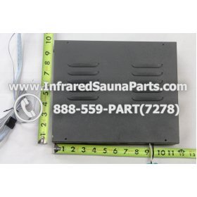 COMPLETE CONTROL POWER BOX WITH CONTROL PANEL - COMPLETE CONTROL POWER BOX ENLIGHTEN INFRARED SAUNA WITH DIGITAL HEAT LEVEL CONTROL WITH ONE CONTROL PANEL 220V / 240V STYLE 1 6