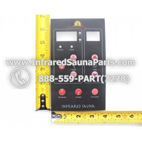 CIRCUIT BOARDS WITH  FACE PLATES - CIRCUIT BOARDS WITH FACE PLATES - RELAXED FITNESS INFRARED SAUNA MAIN (8 BUTTONS) 2