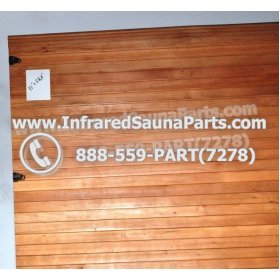 WOOD SAUNA WALLS - HEMLOCK WOOD SAUNA PANEL ( 71" x 56.6" ) 2