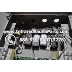 COMPLETE CONTROL POWER BOX WITH CONTROL PANEL - COMPLETE CONTROL POWER BOX 110V / 120V 9600 WATTS WITH COMPLETE WIRING HARNESS WITH ONE CONTROL PANEL 18