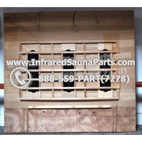 WOOD SAUNA WALLS - HEMLOCK WOOD SAUNA PANEL ( 70" x 75.5" ) 3