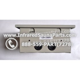 COMPLETE CONTROL POWER BOX WITH CONTROL PANEL - COMPLETE CONTROL POWER BOX 110V / 120V 2400 WATTS WITH COMPLETE WIRING HARNESS WITH ONE CONTROL PANEL 7