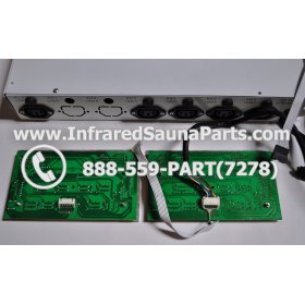 COMPLETE CONTROL POWER BOX WITH CONTROL PANEL - COMPLETE CONTROL POWER BOX KEYSBACKYARD INFRARED SAUNA STYLE 1 WITH TWO CONTROL PANELS 3