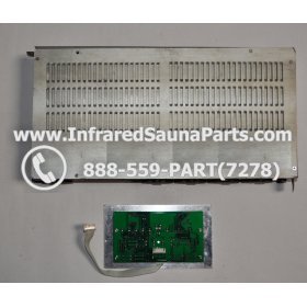 COMPLETE CONTROL POWER BOX WITH CONTROL PANEL - COMPLETE CONTROL POWER BOX IRONMAN INFRARED SAUNA STYLE 2 WITH ONE CONTROL PANEL 12