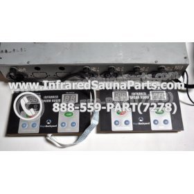 COMPLETE CONTROL POWER BOX WITH CONTROL PANEL - COMPLETE CONTROL POWER BOX WASAUNA INFRARED SAUNA STYLE 2 WITH TWO CONTROL PANELS 3
