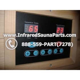 FACE PLATES - FACEPLATE FOR CIRCUIT BOARD SUNBRITE INFRARED SAUNA C15 9012 2