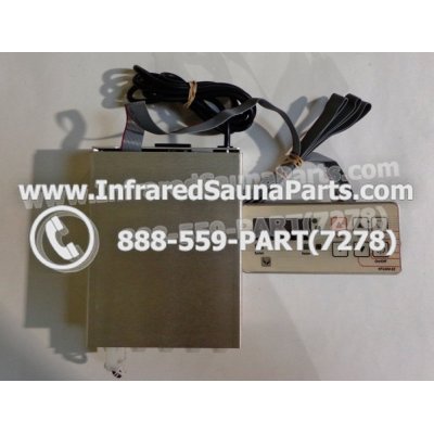 COMPLETE CONTROL POWER BOX WITH CONTROL PANEL - COMPLETE CONTROL POWER BOX  AIRWALL INFRARED SAUNA WITH CONTROL PANEL 1