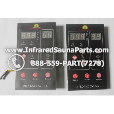 CIRCUIT BOARDS WITH  FACE PLATES - CIRCUIT BOARD WITH FACE PLATE RELAXED FITNESS INFRARED SAUNA COMBO SET 1
