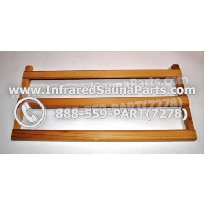 WOOD MAGAZINE HOLDERS - HEMLOCK WOOD MAGAZINE RACK ( 21.5" x 12" ) 1